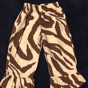 Girl’s Handmade Tiger Print Pants